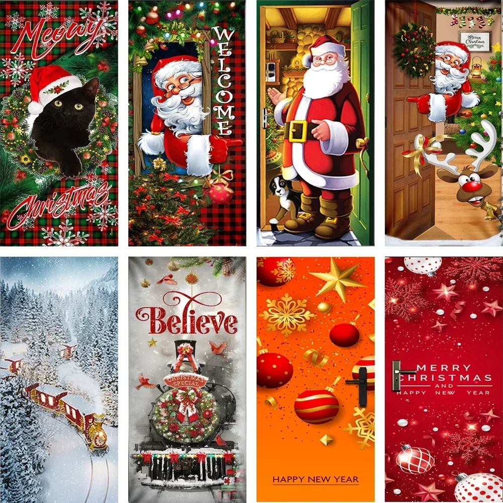 3D Waterproof High-definition PVC Material Door Stickers Christmas Models Door Stickers Home Decoration Stickers
3D Waterproof High-definition PVC Material Door Stickers Christmas Models Door Stickers Home Decoration Stickers