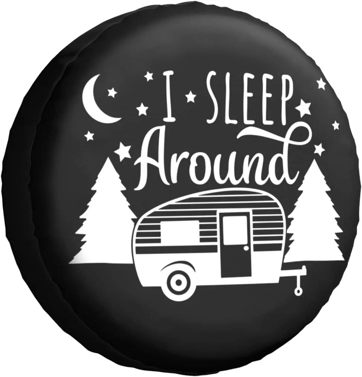 I Sleep Around Rv Spare Tire Cover for RV Trailer Camper Wheel Protectors for Trailer Rv SUV Truck Camper Trailers 15 inch
I Sleep Around Rv Spare Tire Cover for RV Trailer Camper Wheel Protectors for Trailer Rv SUV Truck Camper Trailers 15 inch