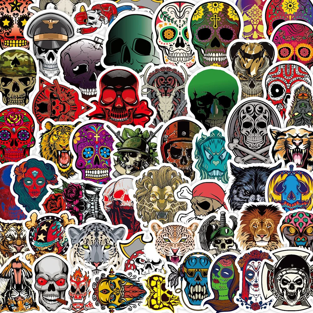 10/30/50pcs Cool Horror Skull Graffiti Stickers for Laptop Skateboard Fridge Guitar Motorcycle Tablet PVC Kids Sticker Decal Toy
10/30/50pcs Cool Horror Skull Graffiti Stickers for Laptop Skateboard Fridge Guitar Motorcycle Tablet PVC Kids Sticker Decal Toy