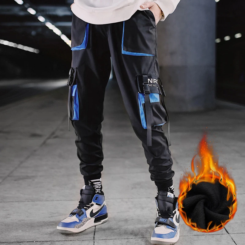 DEEPTOWN Black Cargo Pants Men Warm Plush and Thicken Trousers Male Streetwear Fashion Jogger Casual Vintage Hiphop Pocket
DEEPTOWN Black Cargo Pants Men Warm Plush and Thicken Trousers Male Streetwear Fashion Jogger Casual Vintage Hiphop Pocket