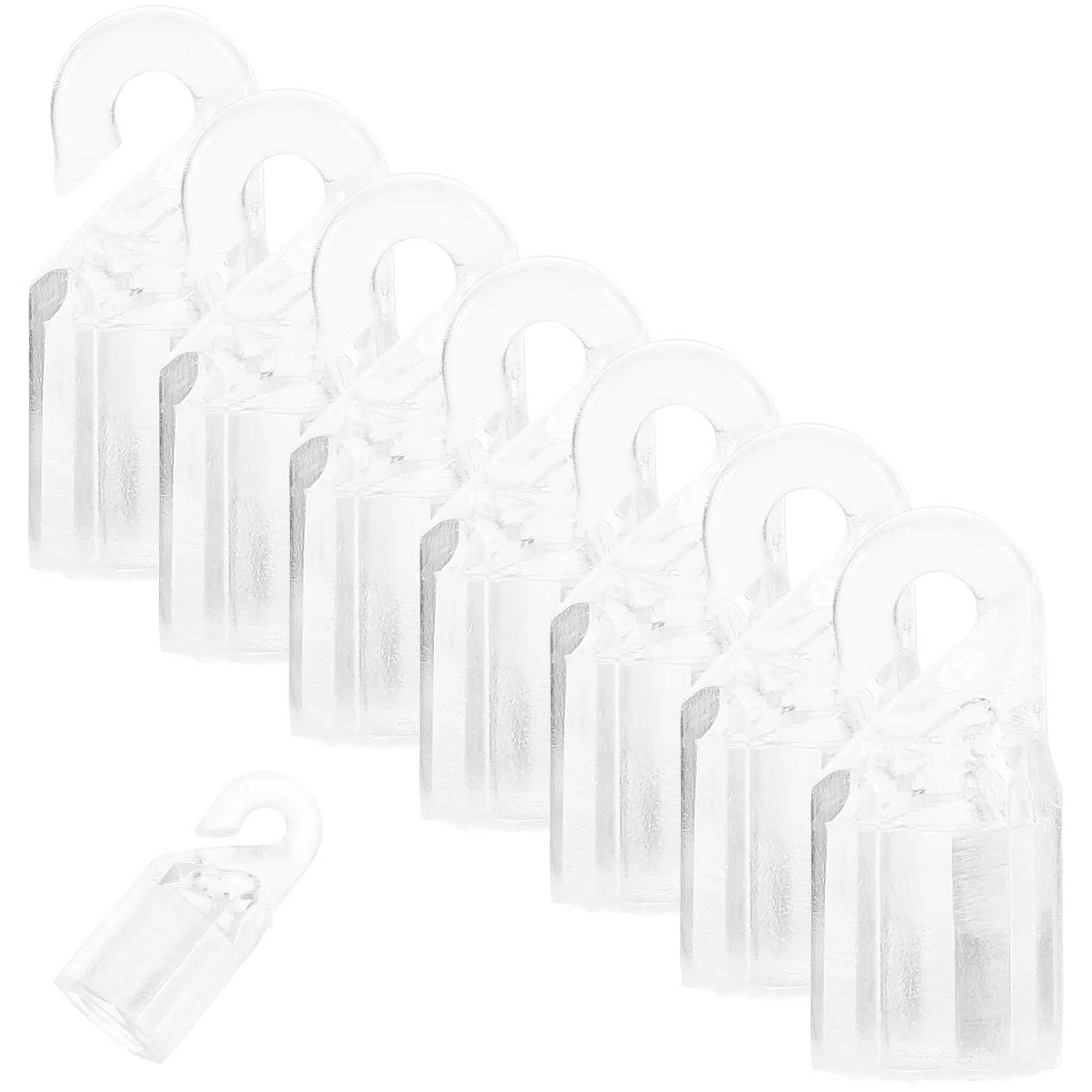 10 Pcs Plastic Hangers Blind Rod Hook Curtain Replacement Supply Useful Pom Accessory Clear Tilt Parts
10 Pcs Plastic Hangers Blind Rod Hook Curtain Replacement Supply Useful Pom Accessory Clear Tilt Parts