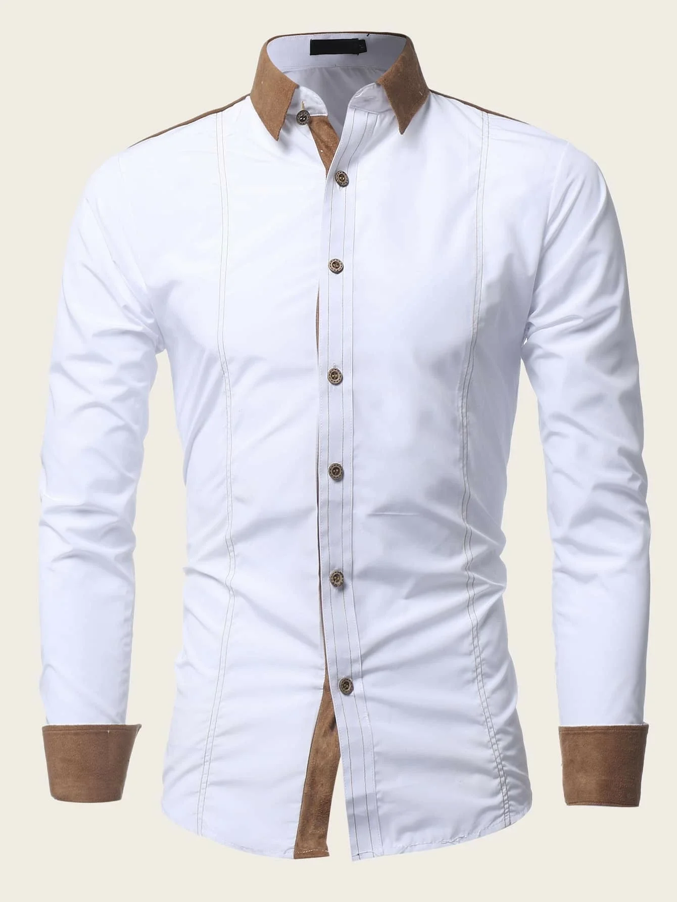 Men's Long Sleeve Autumn Lapel Business Casual Loose Large Solid Color Top Men's Wear
Men's Long Sleeve Autumn Lapel Business Casual Loose Large Solid Color Top Men's Wear