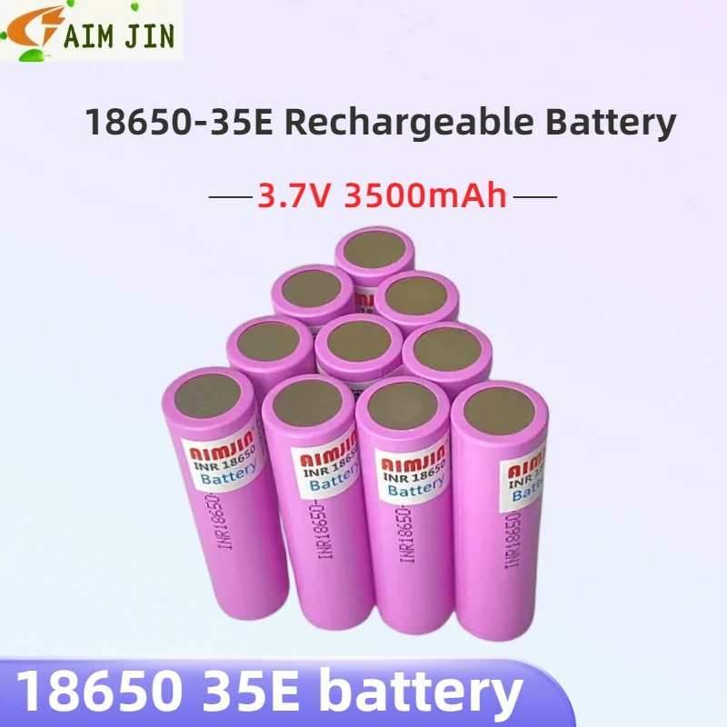 4-20PCS New 18650-35E Lithium Battery 3500mAh 3.7V High Power For Electrical Tools
4-20PCS New 18650-35E Lithium Battery 3500mAh 3.7V High Power For Electrical Tools