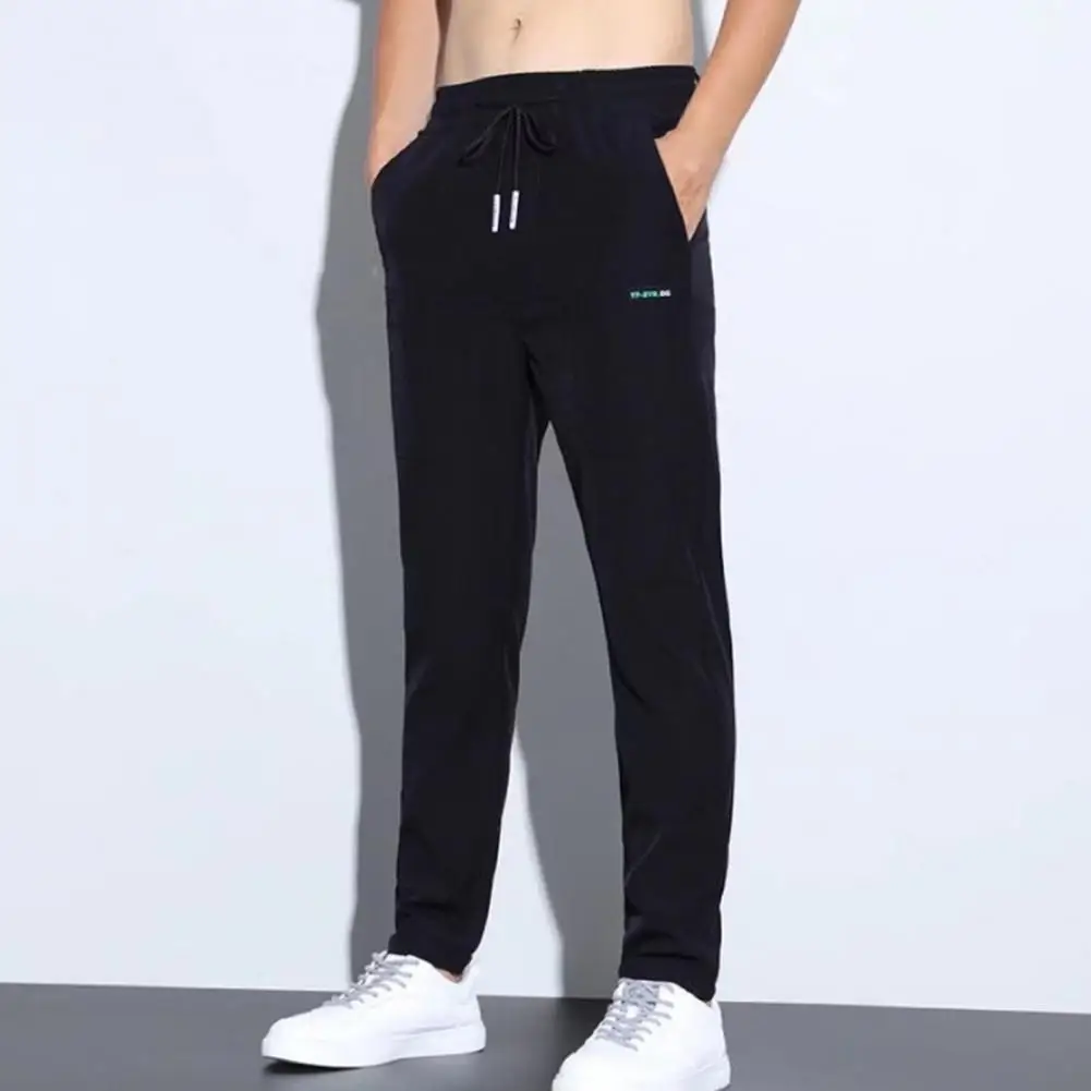 Men Pants Drawstring Multi Pockets Summer Loose Mid Waist Straight Sweatpants Streetwear 
Men Pants Drawstring Multi Pockets Summer Loose Mid Waist Straight Sweatpants Streetwear