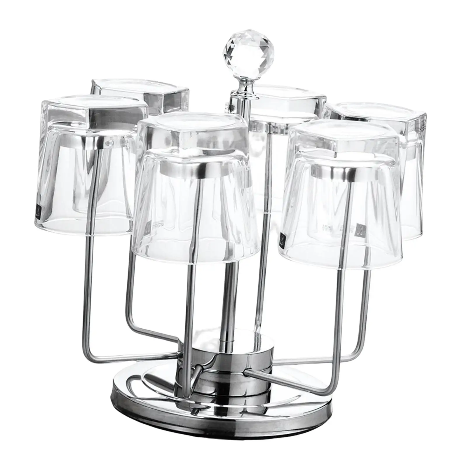 Goblet Storage Rack Dish Drainboard Decor Durable Multifunctional Stable 6 Hooks Stemware Mug for Cabinet Desktop Kitchen
Goblet Storage Rack Dish Drainboard Decor Durable Multifunctional Stable 6 Hooks Stemware Mug for Cabinet Desktop Kitchen