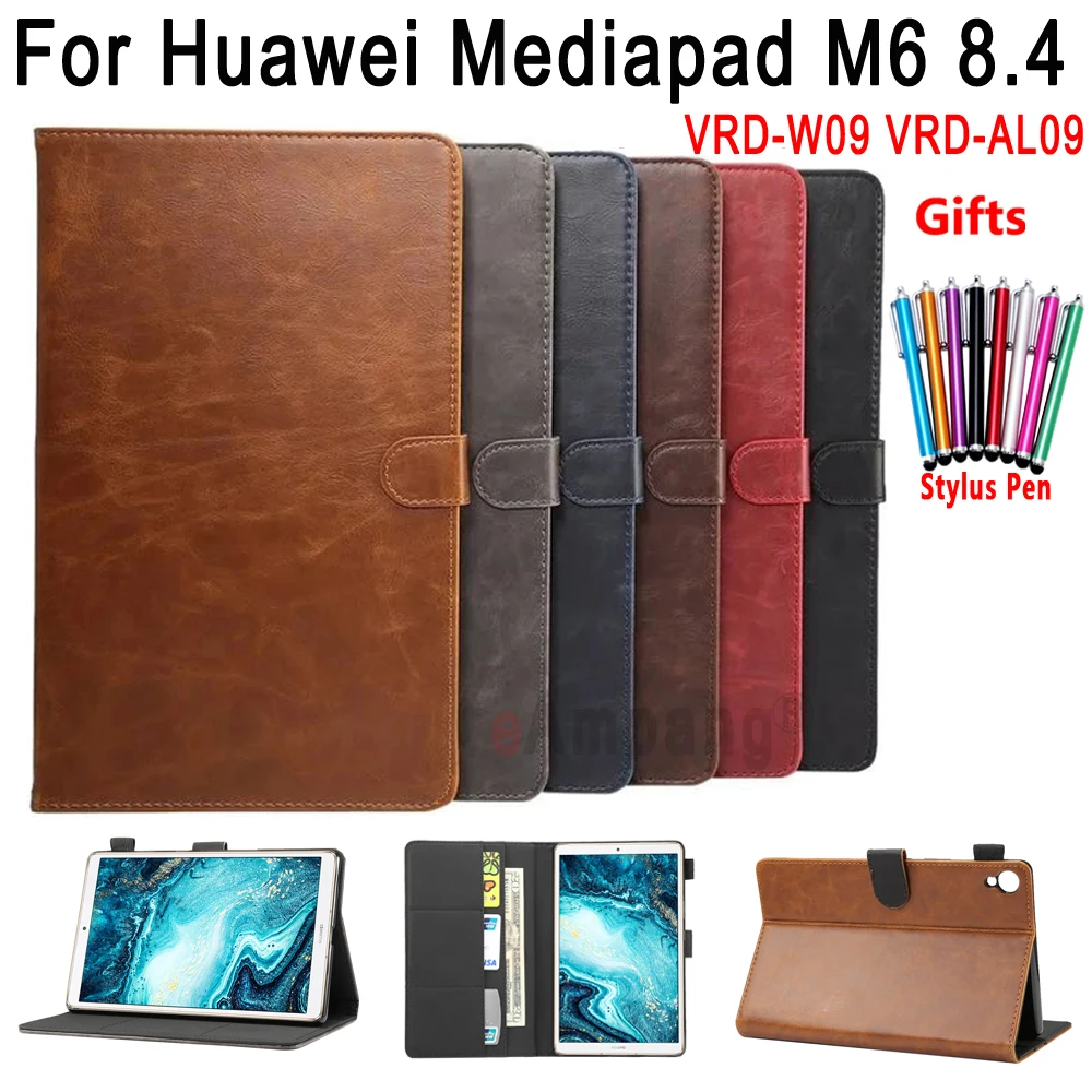 Premium Leather Case For Huawei MediaPad M6 8.4 VRD-W09 VRD-AL09 Smart Auto Sleep Wake Shockproof Flip Cover Shel l + Pen
Premium Leather Case For Huawei MediaPad M6 8.4 VRD-W09 VRD-AL09 Smart Auto Sleep Wake Shockproof Flip Cover Shel l + Pen