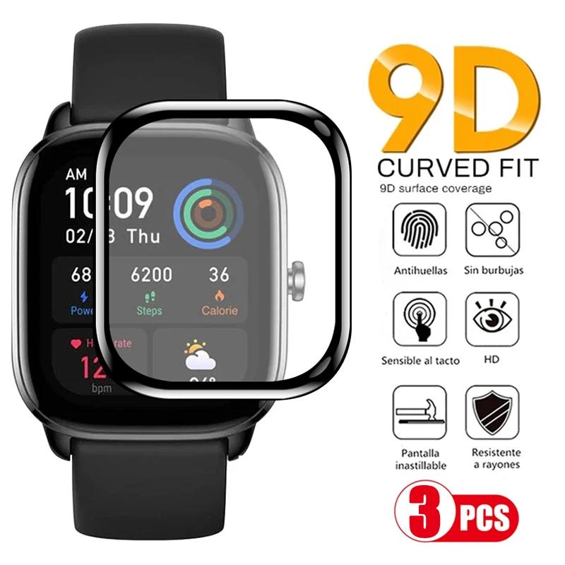 9D закаленное мягкое стекло для часов, пленка для XiaoMi Amazfit BiP S Lite Bip 3 Pro, Защита экрана для HuaMi Amazfit GTR GTS 4 Mini POP
9D закаленное мягкое стекло для часов, пленка для XiaoMi Amazfit BiP S Lite Bip 3 Pro, Защита экрана для HuaMi Amazfit GTR GTS 4 Mini POP