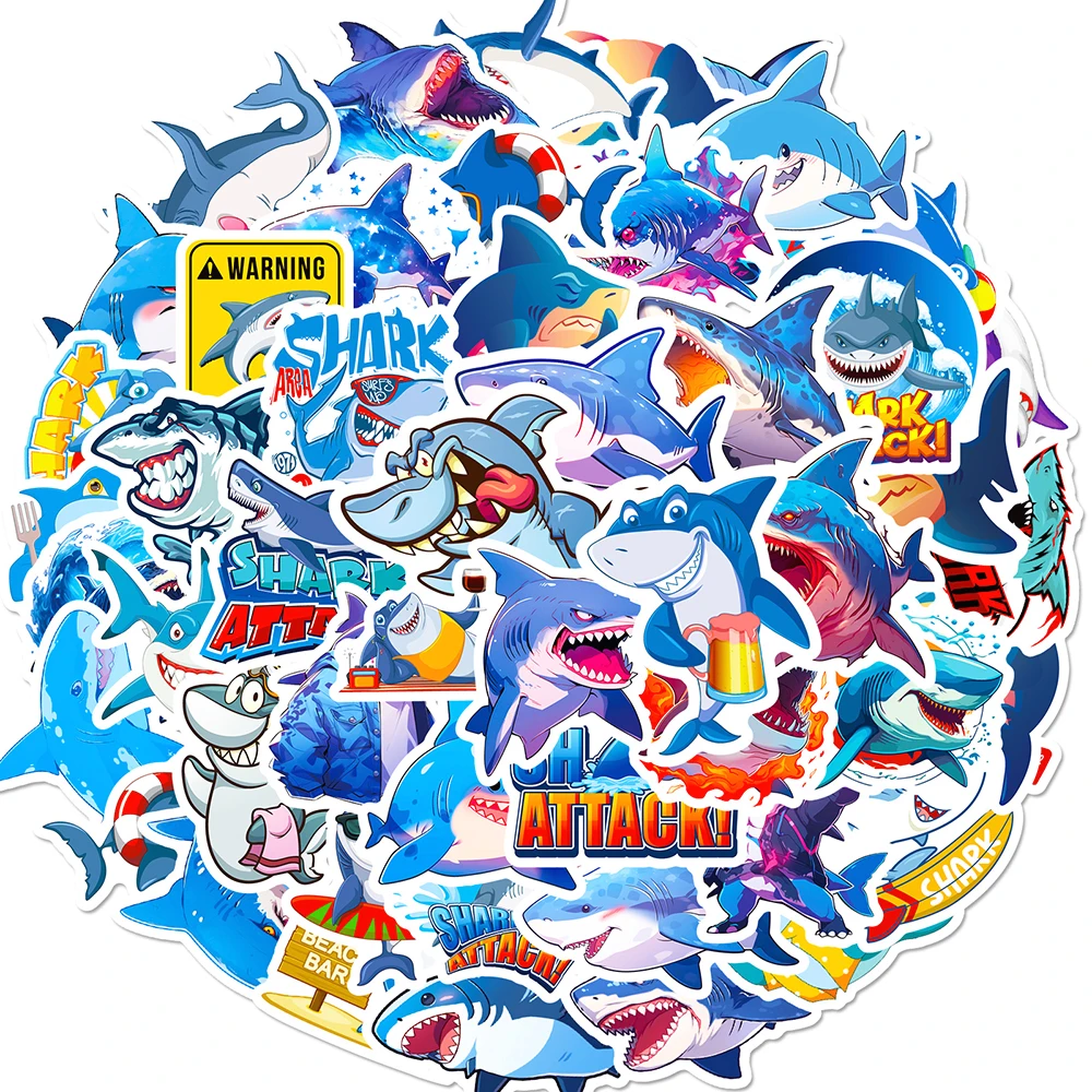 10/50pcs Cool Ocean Shark Stickers Pack for Kids Scrapbooking Diary Helmet Skateboard Laptop Wall Car Decoration Sticker Decals
10/50pcs Cool Ocean Shark Stickers Pack for Kids Scrapbooking Diary Helmet Skateboard Laptop Wall Car Decoration Sticker Decals
