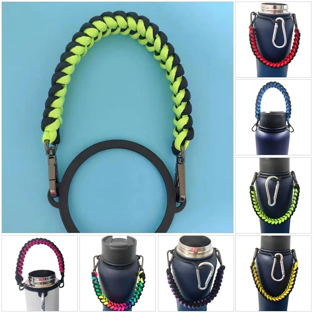 Durable Paracord Handle Accessories Handmade Fashion Water Bottles Carrier Iron Flask Handle
Durable Paracord Handle Accessories Handmade Fashion Water Bottles Carrier Iron Flask Handle