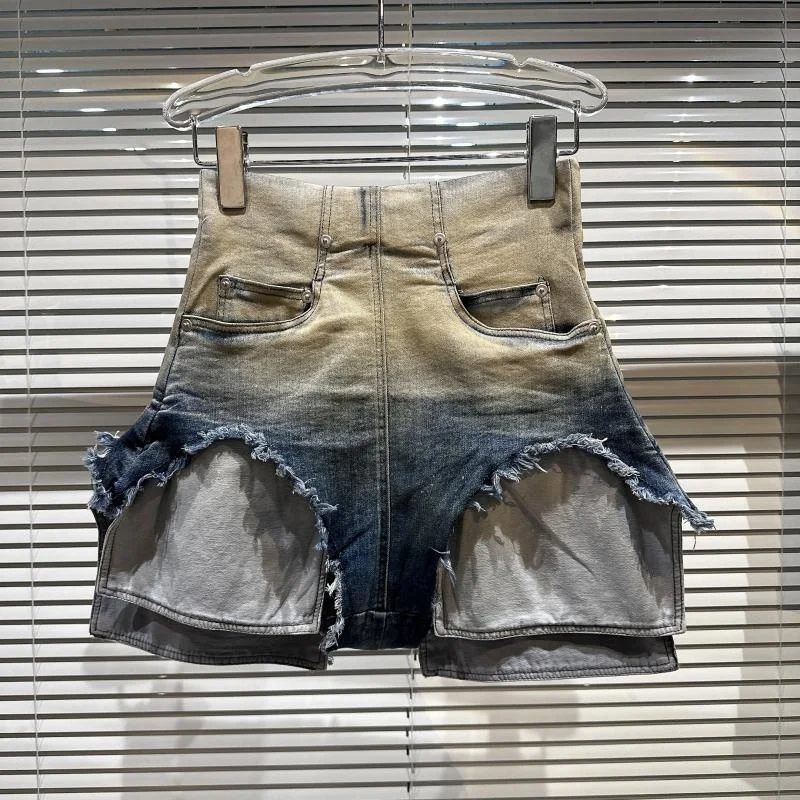 BORVEMAYS 2023 Spring Summer New Fashion Trend High Waist Patchwork Hole Personality Street Denim Shorts Women WZ849
BORVEMAYS 2023 Spring Summer New Fashion Trend High Waist Patchwork Hole Personality Street Denim Shorts Women WZ849