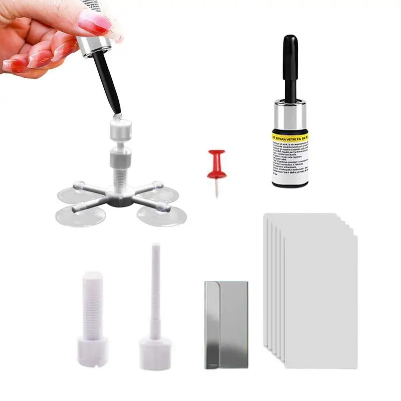 Windscreen Repair Kit Quick Fix Cracked Glass Windscreen Tool High Efficiency Windshield Crack Repair Car Glass Restoration
Windscreen Repair Kit Quick Fix Cracked Glass Windscreen Tool High Efficiency Windshield Crack Repair Car Glass Restoration
