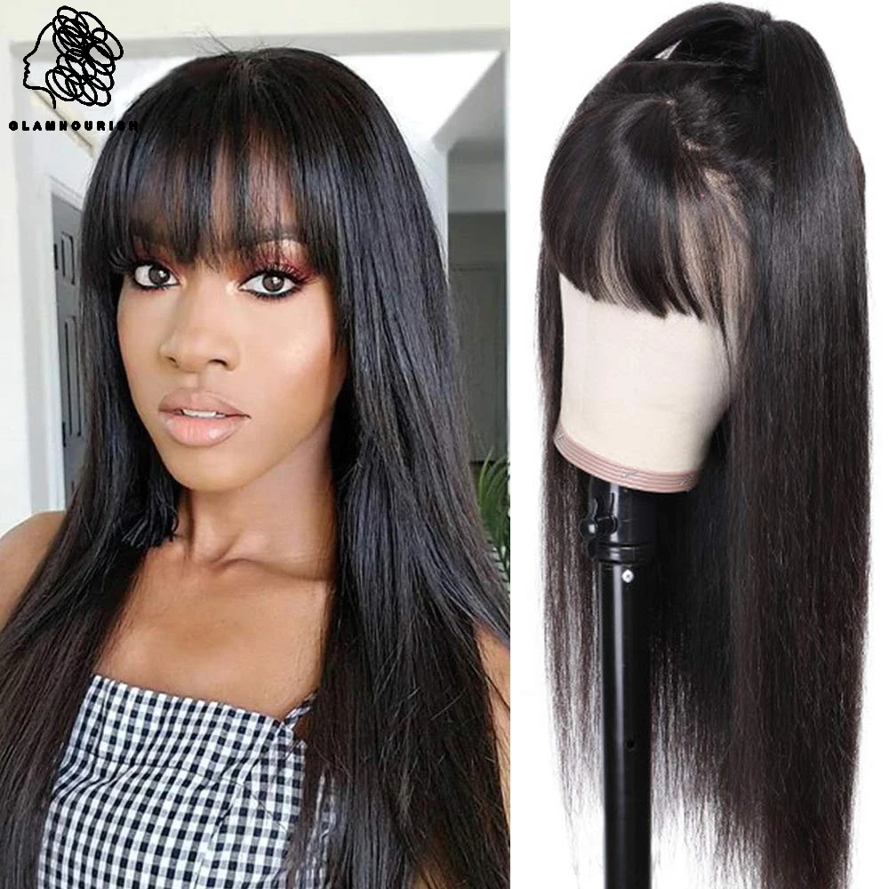 Straight Lace Front Wigs With Bangs Fringe Straight Human Hair Wigs With Bangs For Women Brazilian Bang Wig Human Hair Frontal
Straight Lace Front Wigs With Bangs Fringe Straight Human Hair Wigs With Bangs For Women Brazilian Bang Wig Human Hair Frontal