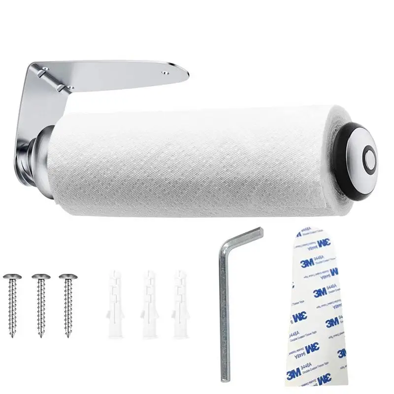 Punch-free Paper Towel Holder Stainless Steel Kitchen Under Cabinet Roll Rack Bathroom Wall-mounted Tissue Hanger
Punch-free Paper Towel Holder Stainless Steel Kitchen Under Cabinet Roll Rack Bathroom Wall-mounted Tissue Hanger