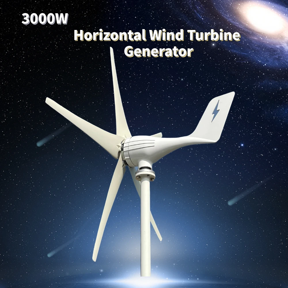 3000w 5 blades Free Energy Wind Energy HIGH Efficient 12v 24v Wind Turbine Generator With Controller
3000w 5 blades Free Energy Wind Energy HIGH Efficient 12v 24v Wind Turbine Generator With Controller