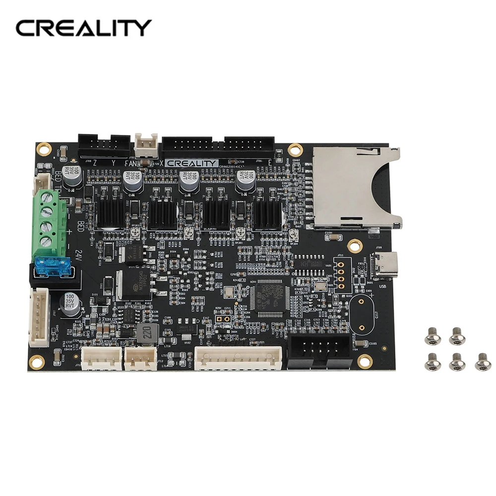Creality Ender-5 S1 Silent Motherboard 3D Printer Part V1.3 32bit TMC2208 STM32F401RET6 Mute Mainboard
Creality Ender-5 S1 Silent Motherboard 3D Printer Part V1.3 32bit TMC2208 STM32F401RET6 Mute Mainboard