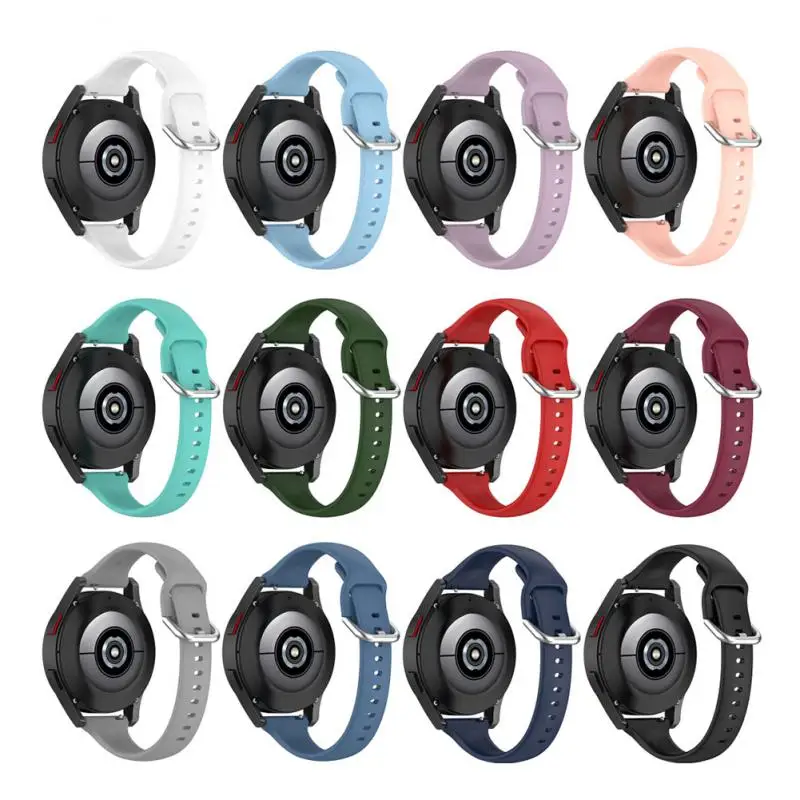 Waterproof Wrist Band Thickened 20mm Sports Wristband Sweatproof 5.5-8.7 Inches Silicone Strap For Samsung Galaxy Watch4
Waterproof Wrist Band Thickened 20mm Sports Wristband Sweatproof 5.5-8.7 Inches Silicone Strap For Samsung Galaxy Watch4