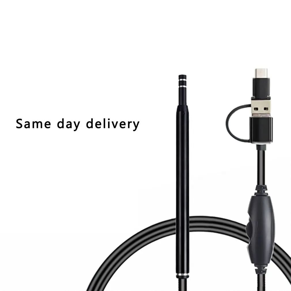 2M 5.5mm In Ear Cleaning Endoscope Spoon Mini Camera Ear Picker Ear Wax Removal Visual Ear Mouth Nose Otoscope for Android PC
2M 5.5mm In Ear Cleaning Endoscope Spoon Mini Camera Ear Picker Ear Wax Removal Visual Ear Mouth Nose Otoscope for Android PC