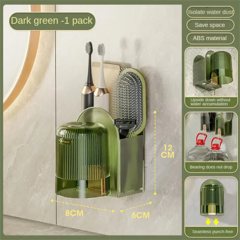 Light Luxury Wash Cup Toothbrush Storage Hole-free Toilet Gargle Brushing Cup Bathroom Shelf Solid Color Hanging Rack Family
Light Luxury Wash Cup Toothbrush Storage Hole-free Toilet Gargle Brushing Cup Bathroom Shelf Solid Color Hanging Rack Family