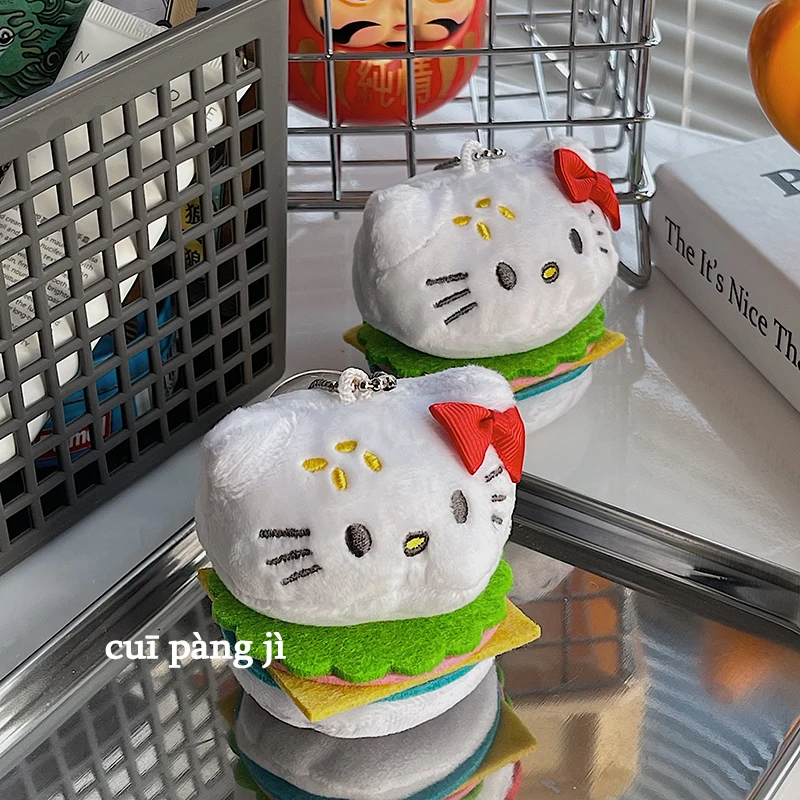 Kawaii Hello Kitty Plush Keychain Sanrio Backpack Ornaments Cute Kids Doll Girls Plushie Kt Cat Key Ring Birthday Gifts Chil
Kawaii Hello Kitty Plush Keychain Sanrio Backpack Ornaments Cute Kids Doll Girls Plushie Kt Cat Key Ring Birthday Gifts Chil