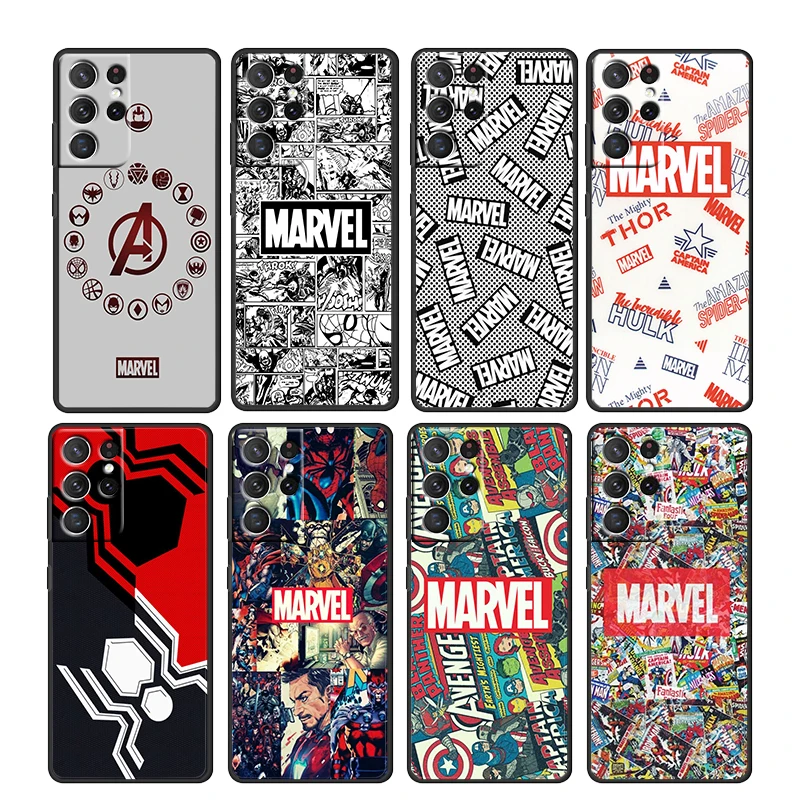 Avengers Marvel Logo For Samsung Galaxy S22 S21 S20 Ultra Plus Pro S10 S9 S8 S7 4G 5G Soft TPU Black Phone Case Cover Capa Coque
Avengers Marvel Logo For Samsung Galaxy S22 S21 S20 Ultra Plus Pro S10 S9 S8 S7 4G 5G Soft TPU Black Phone Case Cover Capa Coque