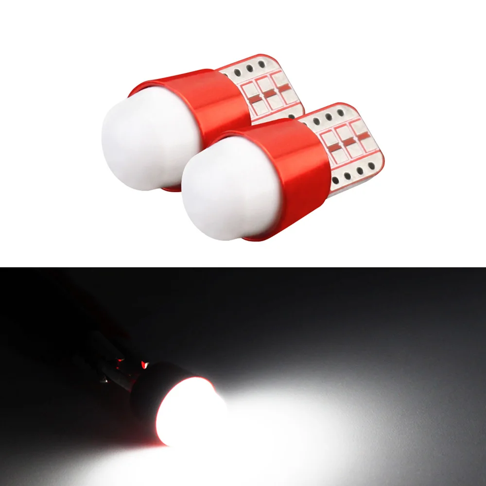 ISincer 10pcs T10 LED Car Bulb Replacement Super Bright 2835 2-SMD Auto Interior Wedge Side License Plate Lamps 5W5 194 168
ISincer 10pcs T10 LED Car Bulb Replacement Super Bright 2835 2-SMD Auto Interior Wedge Side License Plate Lamps 5W5 194 168