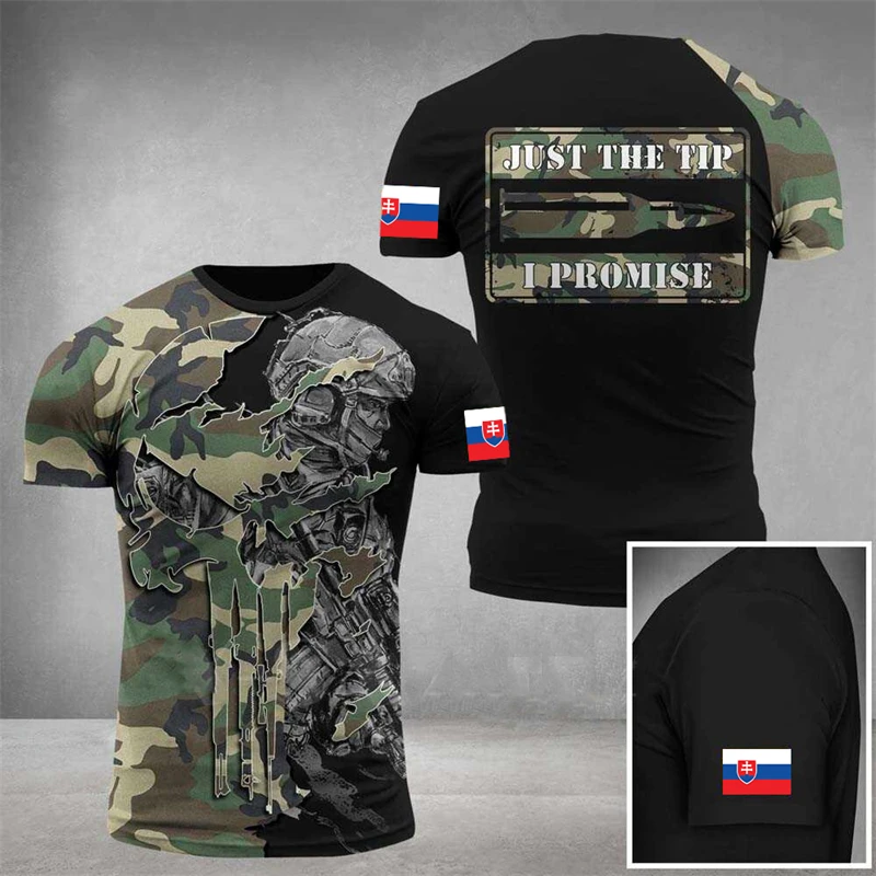 Slovak Camouflage T Shirt for Men Army Veteran T-Shirt 3d Skull Military Camo Printed Tops Slovakia Soldiers Tactical Tee Tshirt
Slovak Camouflage T Shirt for Men Army Veteran T-Shirt 3d Skull Military Camo Printed Tops Slovakia Soldiers Tactical Tee Tshirt