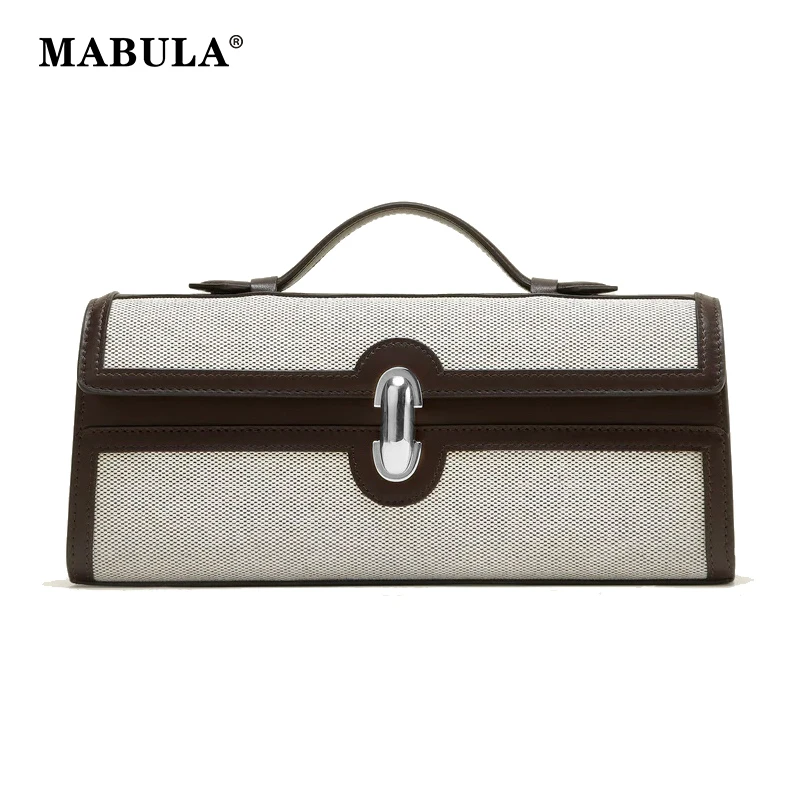 MABULA Vintage Canvas Women's Top Handle Purse 2023 Luxury Brand Small Clutch Wallet Elegant Crossbody Bag
MABULA Vintage Canvas Women's Top Handle Purse 2023 Luxury Brand Small Clutch Wallet Elegant Crossbody Bag