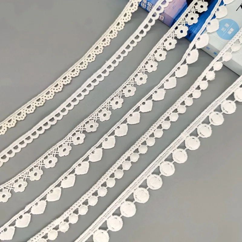 2 Yards Heart Small Circlewavy Lace Ribbon 10mm-20mm dentelle Lolita Polyester Silk Embroidery DIY Fabric Lace For Needlework
2 Yards Heart Small Circlewavy Lace Ribbon 10mm-20mm dentelle Lolita Polyester Silk Embroidery DIY Fabric Lace For Needlework
