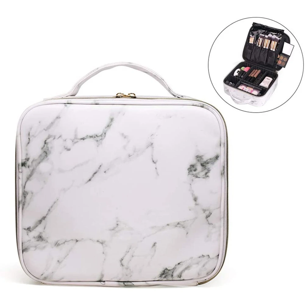 Marble Brand Cosmetic Storage Box New Leather Professional Cosmetic Case Travel Makeup Organizer Beauty Nail Tool Suitcase Women
Marble Brand Cosmetic Storage Box New Leather Professional Cosmetic Case Travel Makeup Organizer Beauty Nail Tool Suitcase Women