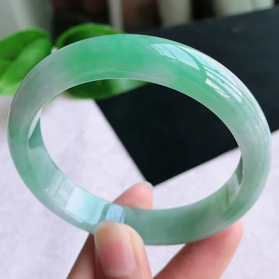 Natural Light Green Burmese Emerald 54mm-64mm Bracelet Elegant Princess Jewelry Best Gift for Mom and Girlfriend
Natural Light Green Burmese Emerald 54mm-64mm Bracelet Elegant Princess Jewelry Best Gift for Mom and Girlfriend