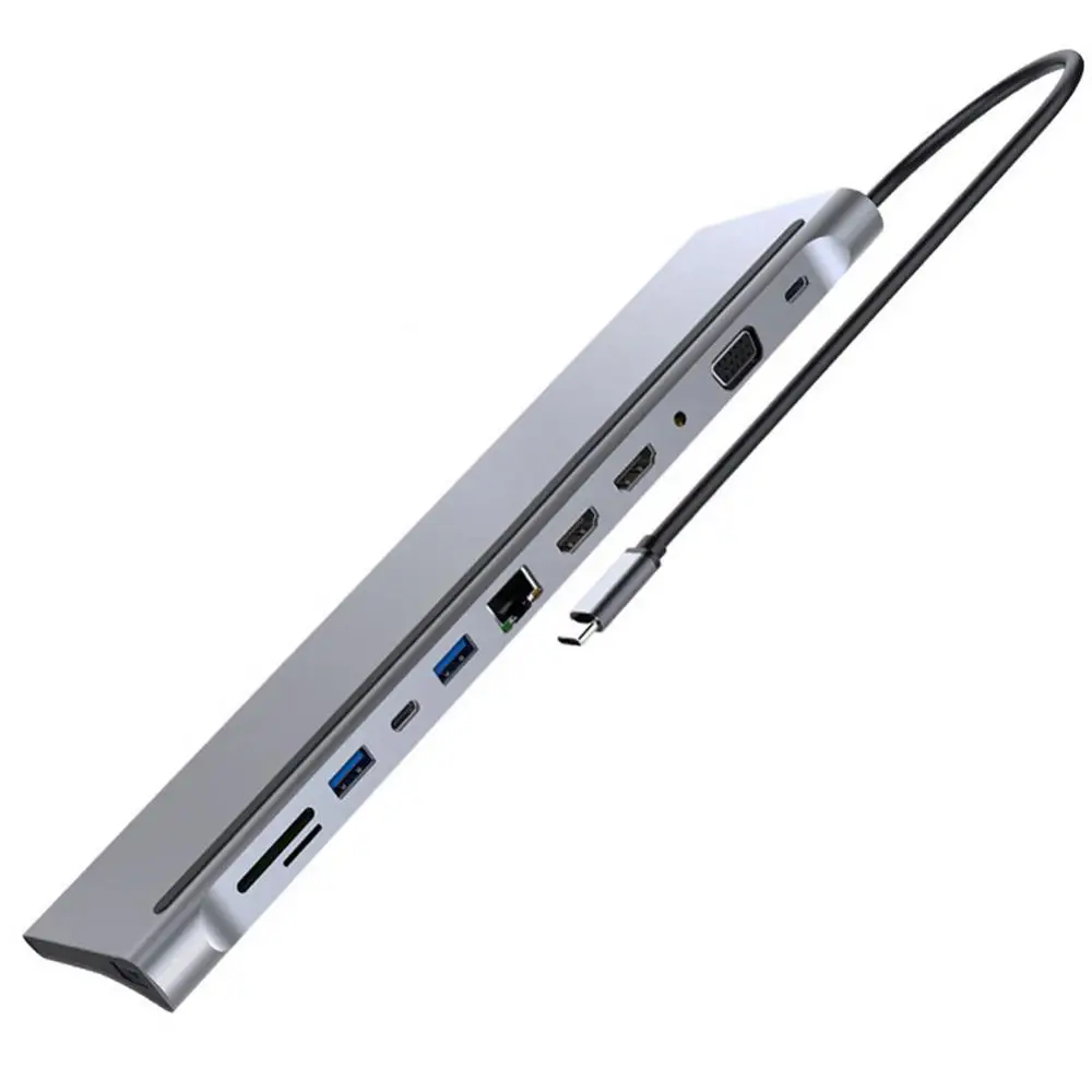 4k Usb C Dock Docking Station Adapter Usb 3.0 Type-c Hub For Hp Elitebook Dell Xps Lenovo Thinkpad Asus Dual -compatible Vga
4k Usb C Dock Docking Station Adapter Usb 3.0 Type-c Hub For Hp Elitebook Dell Xps Lenovo Thinkpad Asus Dual -compatible Vga