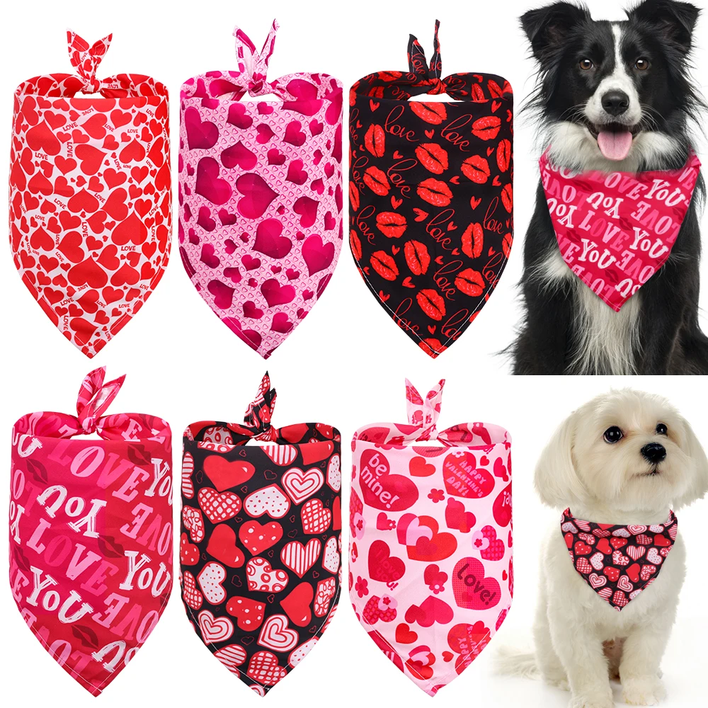 Valentine's Love Pet Dog Bandana Bandana Day Puppy Scarf Polyester Supplies Pet 50pcs Dog Accessories Dog Bandanas Dog Small
Valentine's Love Pet Dog Bandana Bandana Day Puppy Scarf Polyester Supplies Pet 50pcs Dog Accessories Dog Bandanas Dog Small
