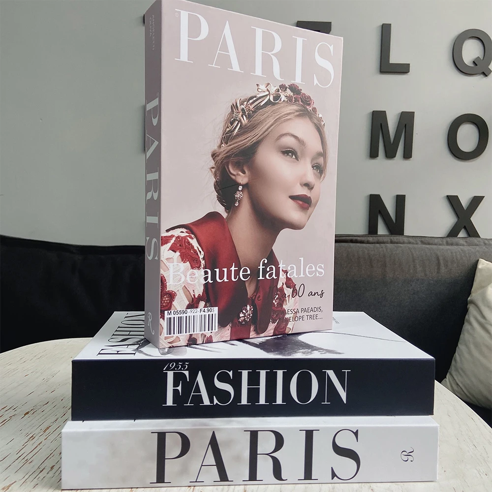 Fashion Fake Books for Decoration Storage Box Luxury Decorative Book Living Room Decoration Coffee Table Book Ornaments for Home
Fashion Fake Books for Decoration Storage Box Luxury Decorative Book Living Room Decoration Coffee Table Book Ornaments for Home