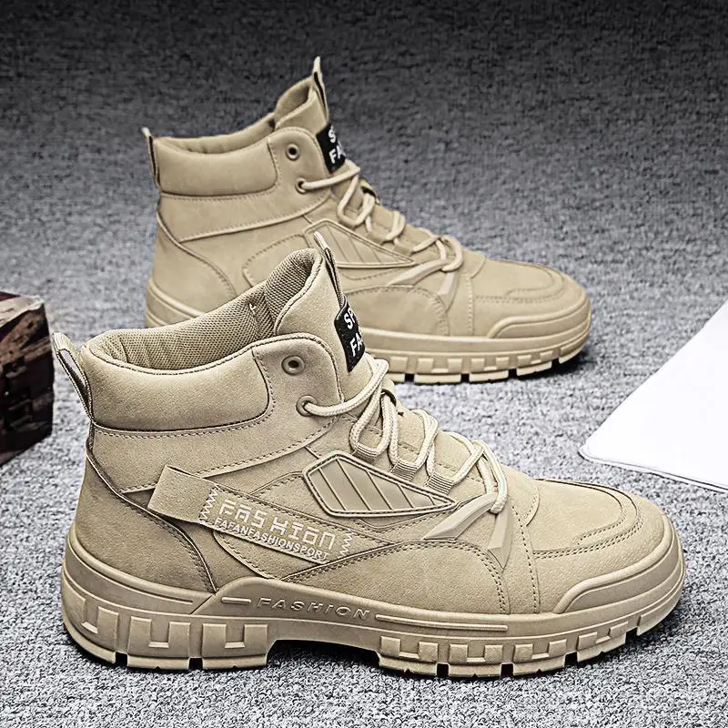 High-Top Men's Shoes Spring and Autumn 2023 Fashion Boots Super Sneakers Men's Wheat Color Height Increasing Sports Shoes Men's
High-Top Men's Shoes Spring and Autumn 2023 Fashion Boots Super Sneakers Men's Wheat Color Height Increasing Sports Shoes Men's