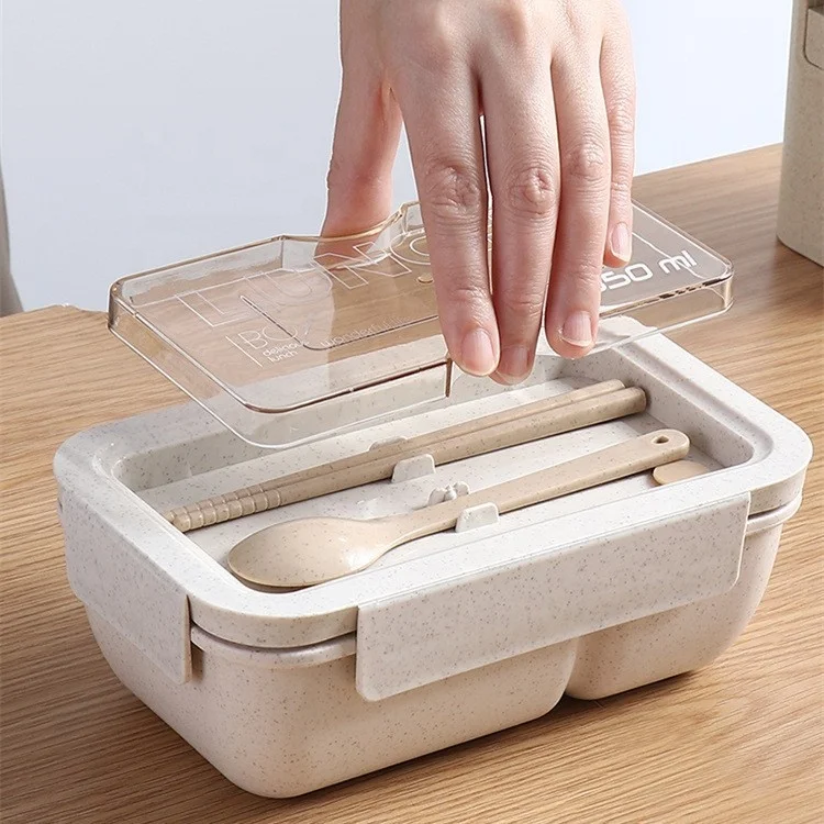 850ml Wheat Straw Lunch Box Healthy Material Bento Boxes Microwave Dinnerware Food Storage Container Lunchbox
850ml Wheat Straw Lunch Box Healthy Material Bento Boxes Microwave Dinnerware Food Storage Container Lunchbox