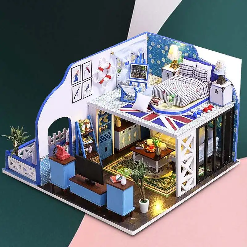 Multi-style 3D Wooden DIY Assembly Mini Doll House Miniature with Furniture Educational Toys Wooden Doll Houses For Kids Gift
Multi-style 3D Wooden DIY Assembly Mini Doll House Miniature with Furniture Educational Toys Wooden Doll Houses For Kids Gift
