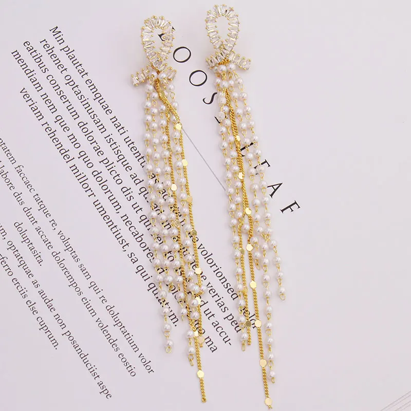 Hanging Earrings Jewelry for Women Tassel Earrings Copper Alloy Plating 18K Gold Pearl Natural Zircon Gift Day to Day Shopping
Hanging Earrings Jewelry for Women Tassel Earrings Copper Alloy Plating 18K Gold Pearl Natural Zircon Gift Day to Day Shopping