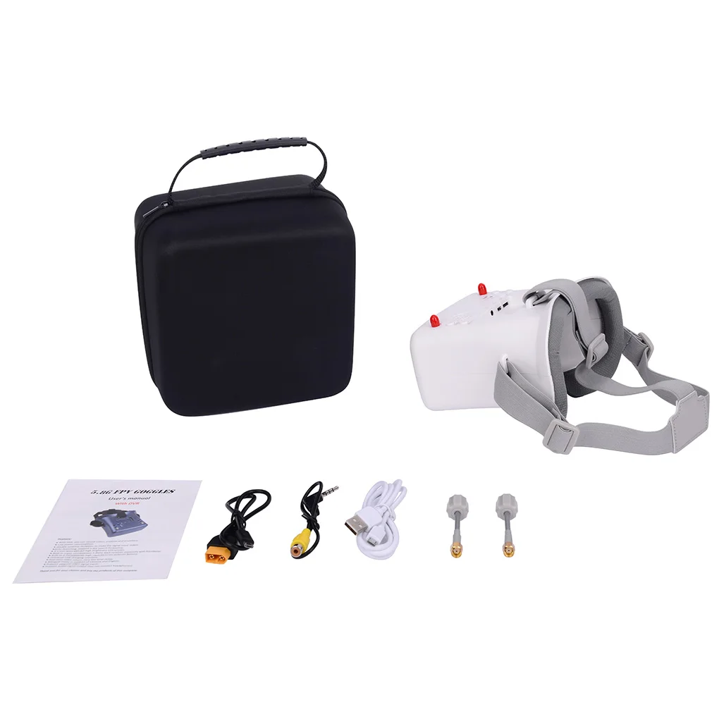 Racing Drone Built-in Antenna Goggles Rechargeable Adjustable Auto Search Remote Control Quadcopter Receiver Glasses
Racing Drone Built-in Antenna Goggles Rechargeable Adjustable Auto Search Remote Control Quadcopter Receiver Glasses