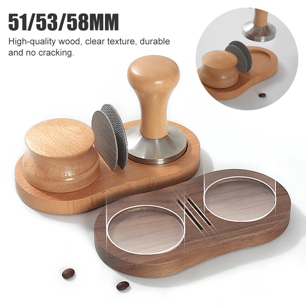 Wooden Coffee Tamper Stand Presser Holder Coffeeware Tampers Accessory Espresso Distributor Mat Station Coffee Maker Latte Mocha
Wooden Coffee Tamper Stand Presser Holder Coffeeware Tampers Accessory Espresso Distributor Mat Station Coffee Maker Latte Mocha