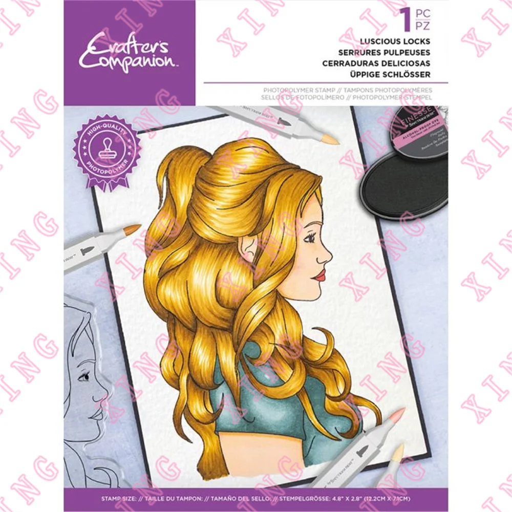 Newest Luscious Locks Clear Silicone Stamps Scrapbook Diy Decorate Embossing Mold Diy Greeting Card Handmade Craft Reusable Mold
Newest Luscious Locks Clear Silicone Stamps Scrapbook Diy Decorate Embossing Mold Diy Greeting Card Handmade Craft Reusable Mold