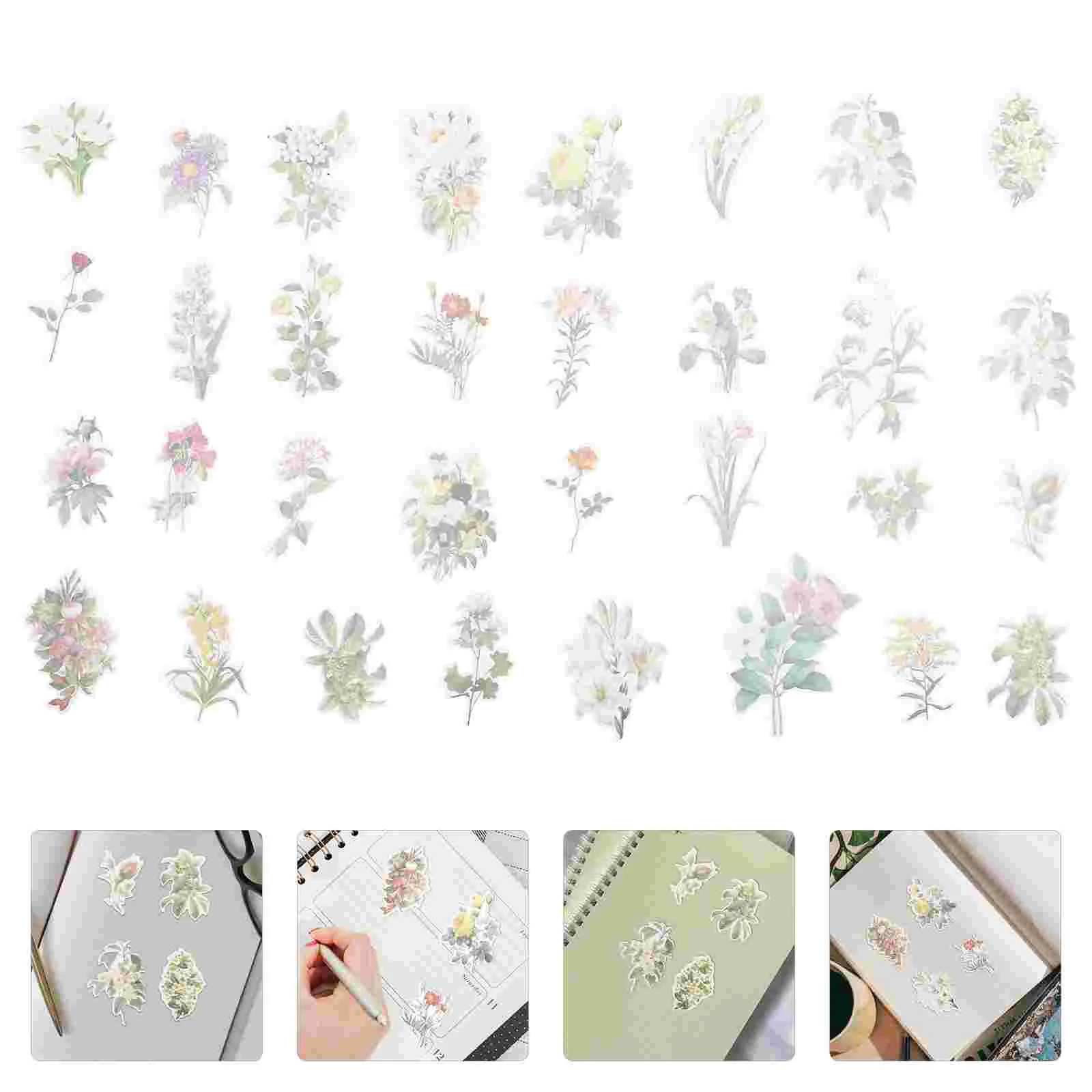 120pcs Flower Sticker Widely-used DIY Book Sticker Decorative Adhesive Sticker For Cellphone
120pcs Flower Sticker Widely-used DIY Book Sticker Decorative Adhesive Sticker For Cellphone