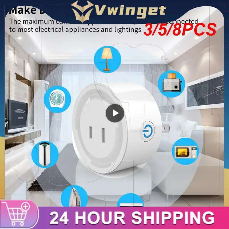 3/5/8PCS Tuya Smart Plug Remote Control Daily Gauge Smart Socket Wifi Jp Outlet Support Alexa Google Home Smart Life Wifi Plug
3/5/8PCS Tuya Smart Plug Remote Control Daily Gauge Smart Socket Wifi Jp Outlet Support Alexa Google Home Smart Life Wifi Plug