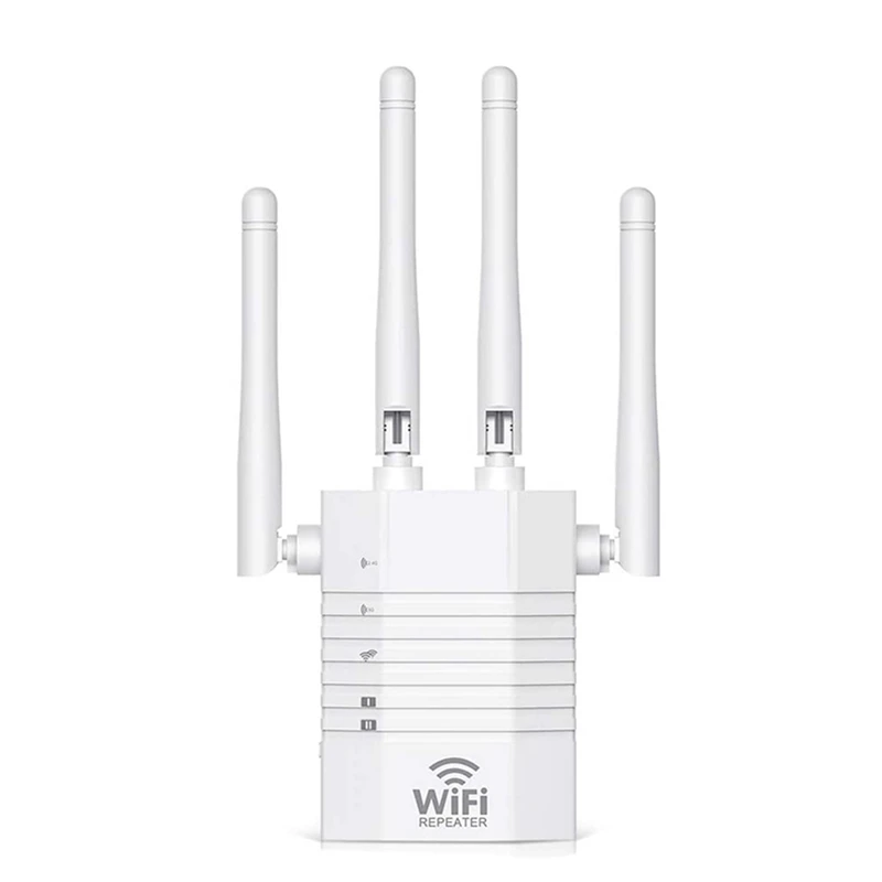 1200M Dual Band Router WLAN Amplifier 2.4G 5.8G WIFI Signal Booster Repeater Wireless Signal Amplifier Extender
1200M Dual Band Router WLAN Amplifier 2.4G 5.8G WIFI Signal Booster Repeater Wireless Signal Amplifier Extender