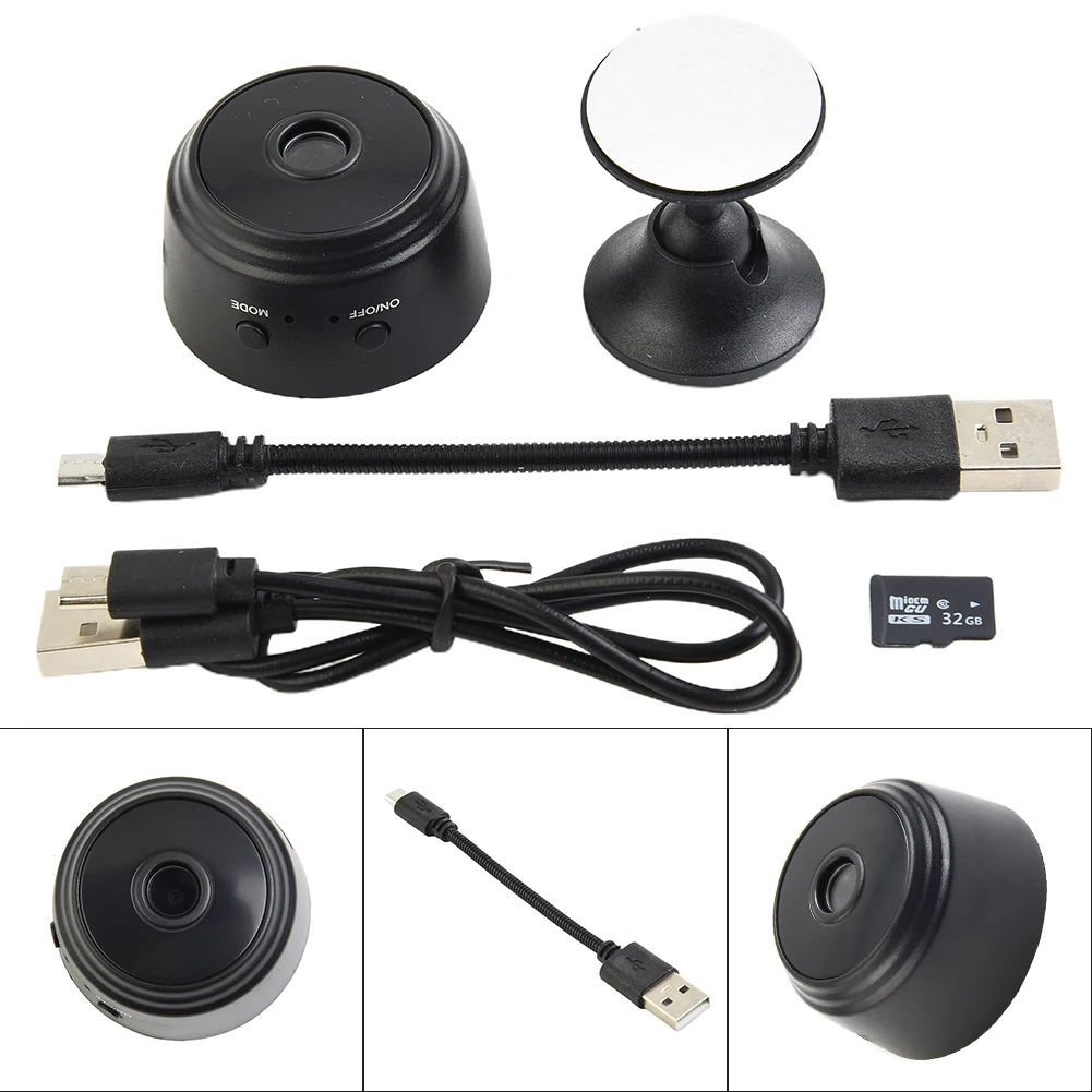 New USb Charging Rear View Camera Mini Camera 32G Infrared Night Light Magnetic Support WiFi 1080P 150 Degrees
New USb Charging Rear View Camera Mini Camera 32G Infrared Night Light Magnetic Support WiFi 1080P 150 Degrees