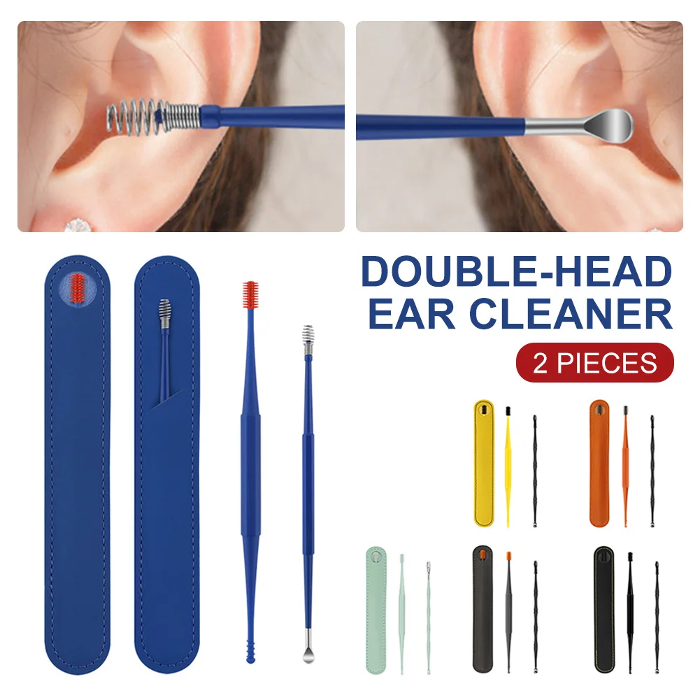 Silicone Ear Cleaner Double Head Earwax Removal Tool Soft Spiral for Ear Care Ear Wax Cleaning Kit Ear Pick Spoon Beauty Health
Silicone Ear Cleaner Double Head Earwax Removal Tool Soft Spiral for Ear Care Ear Wax Cleaning Kit Ear Pick Spoon Beauty Health