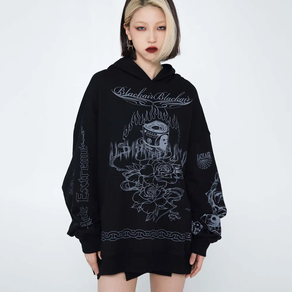Oversized Hoodie Goth Flowers Dollars Print Front Pocket Pullover Woman Clothes 2022 Casual Streetwear Harajuku Oversized Hoodie
Oversized Hoodie Goth Flowers Dollars Print Front Pocket Pullover Woman Clothes 2022 Casual Streetwear Harajuku Oversized Hoodie