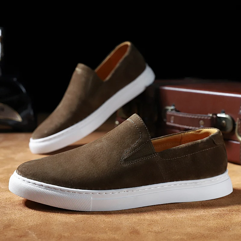 New Arrival Autumn Casual Shoes Men Suede Leather Youth Casual Shoes Black Khaki Man Loafers Footwear Slip On Shoes For Mens
New Arrival Autumn Casual Shoes Men Suede Leather Youth Casual Shoes Black Khaki Man Loafers Footwear Slip On Shoes For Mens