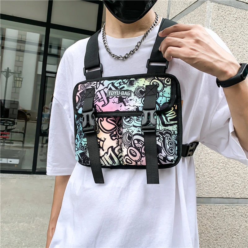 Functional Tactical Chest Bag Doodle Waist Pack For Woman Fashion Bullet Hip Hop Vest Streetwear Bags Unisex Black Chest Rig Bag
Functional Tactical Chest Bag Doodle Waist Pack For Woman Fashion Bullet Hip Hop Vest Streetwear Bags Unisex Black Chest Rig Bag