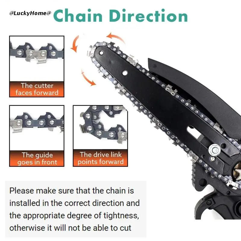 11UA Mini Chainsaw 4/6 Inch Chain Guide for Garden Bush Tree Branch Pruning Shears
11UA Mini Chainsaw 4/6 Inch Chain Guide for Garden Bush Tree Branch Pruning Shears