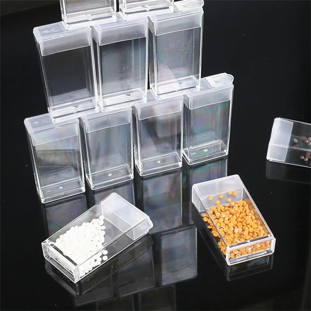 2-150PCS Square Bottles Diamond Painting Accessories Container Bottles Diamond Painting Tools Crystal Bead Storage Jar 
2-150PCS Square Bottles Diamond Painting Accessories Container Bottles Diamond Painting Tools Crystal Bead Storage Jar